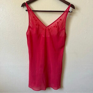Victoria’s Secret Women’s Slip Dress OrangeReddish Size: Medium Lingerie Vintage